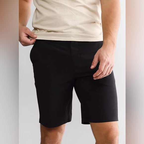 Reef Other - REEF Dante Walking Shorts Black Stretch Hybrid 34 New 8” inseam